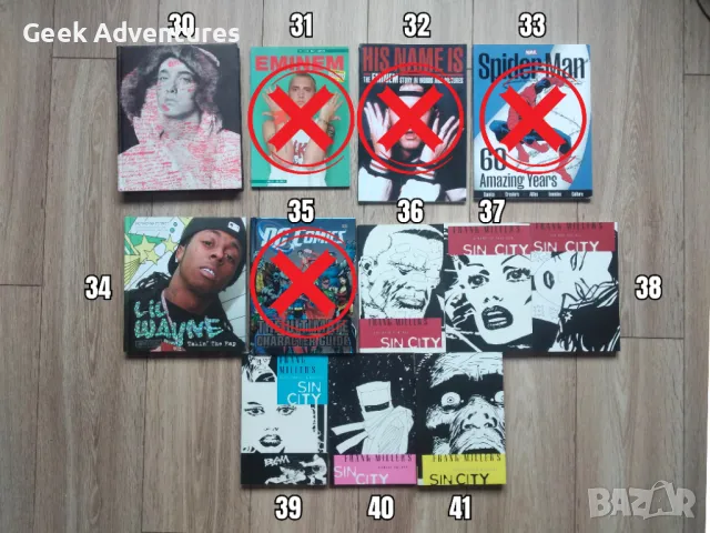 Графични Новели и Колекционерски Книги Английски Език Marvel DC Eminem, снимка 5 - Списания и комикси - 47704522