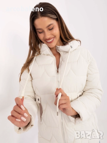 Дамско ватирано яке с цип, 3цвята , снимка 3 - Якета - 51949066