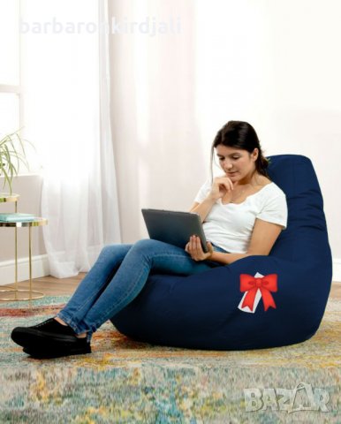 Барбарон пуф круша ХL, снимка 5 - Столове - 34616515