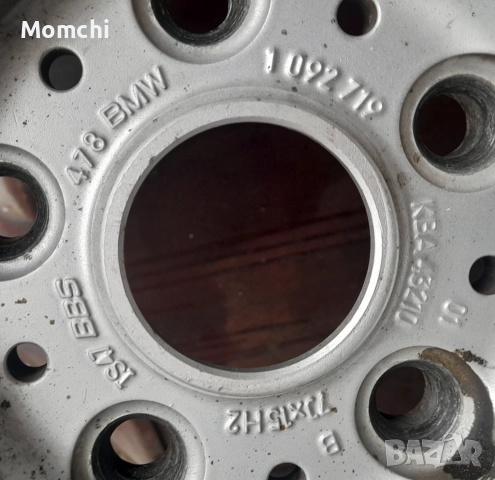Джанти 15 BBS BMW, снимка 3 - Гуми и джанти - 52689330