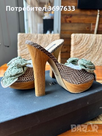 Обувки на висок ток , снимка 2 - Дамски обувки на ток - 41362874