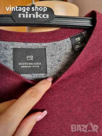 Мъжки пуловер(блуза) Scotch &Soda,размер М, снимка 5 - Пуловери - 56312807