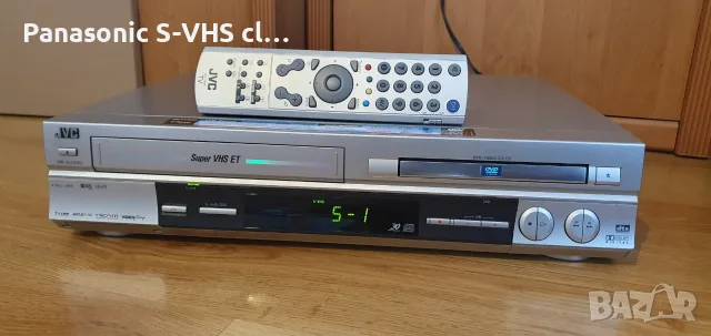 JVC HR-XVS20EK DVD player & Video  S-VHS, снимка 2 - Плейъри, домашно кино, прожектори - 56246323