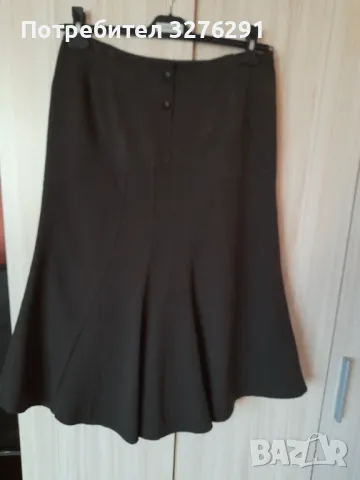 Кафява елегантна пола р.48, снимка 1