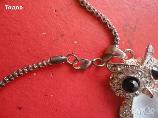 Страхотно колие висулка бухал , снимка 5 - Колиета, медальони, синджири - 41633772