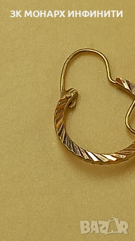 Златни обеци, снимка 3 - Обеци - 52916828