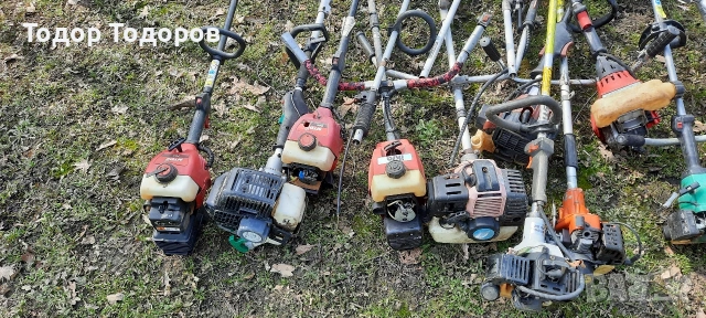 Тример за трева 17 броя бензинови, снимка 4 - Градинска техника - 53692875