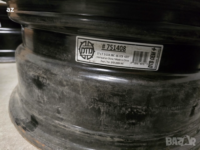 Метални джанти 17'', снимка 3 - Гуми и джанти - 52942633