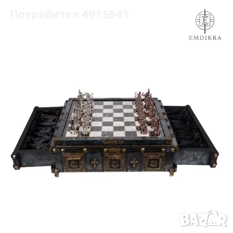 Уникален шах ръчна изработка, снимка 4 - Шах и табла - 55741044