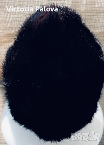 Шапка от заек с лъскав косъм  за модерни малки момичета, снимка 3 - Шапки - 52268547