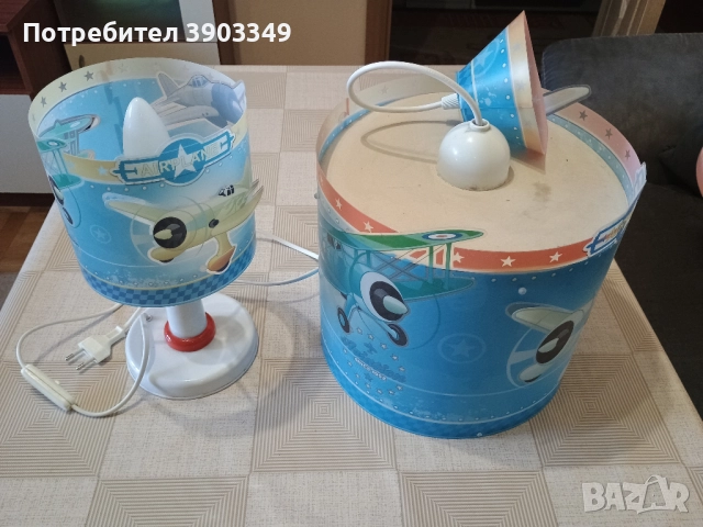 Детски пендел и нощна лампа Airplane