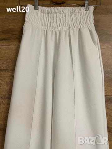 Широк панталон с висока талия, снимка 2 - Панталони - 52042784