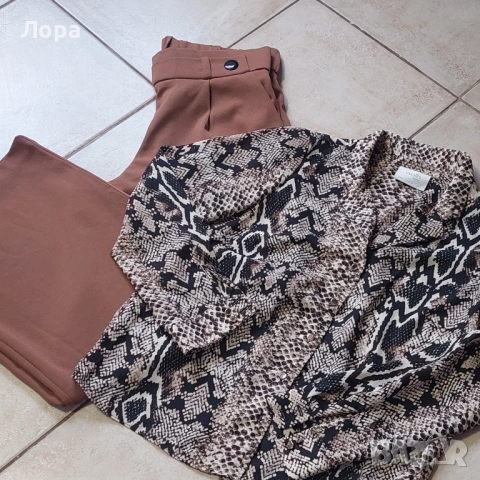 Дамски сет панталон и риза