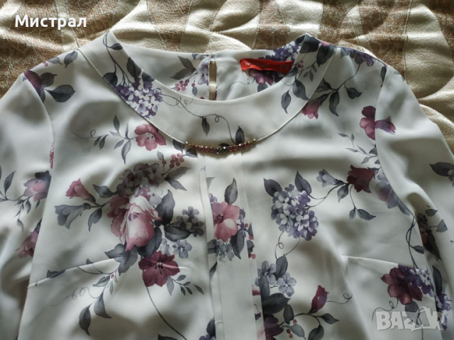 Супер елегантна дамска блуза, снимка 3 - Ризи - 36329036