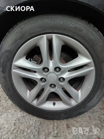 джанти 17 със зимни гуми 