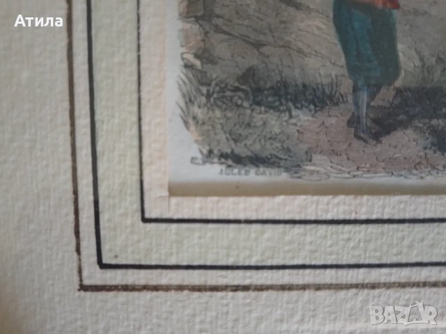 картина 20/17 см френска, снимка 5 - Картини - 47830854