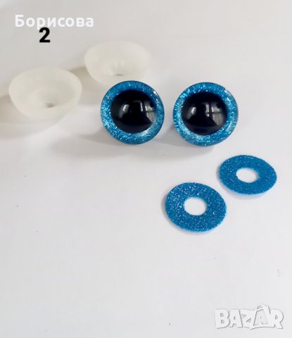 Очички за амигуруми,  безопасни очи за плетени игпачки, снимка 3 - Други - 34483001