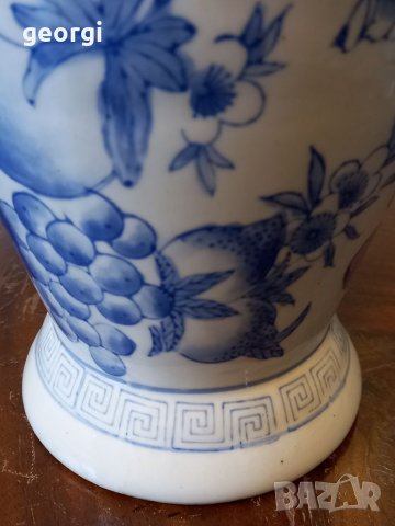 Немска порцеланова ваза , снимка 3 - Вази - 38767419
