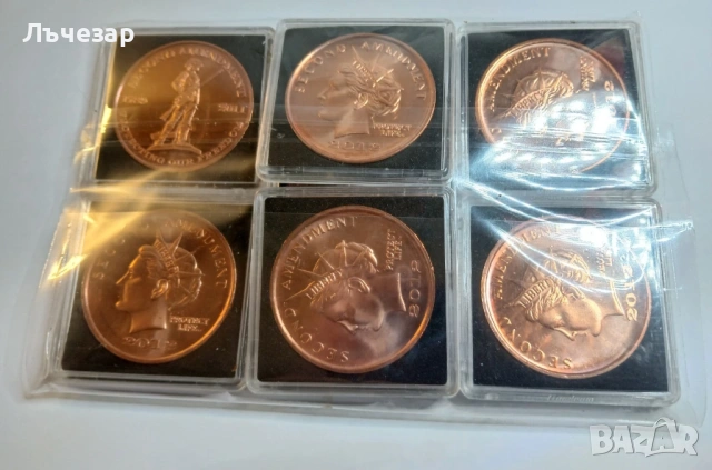 1 унция медни монети, снимка 9 - Нумизматика и бонистика - 52379047