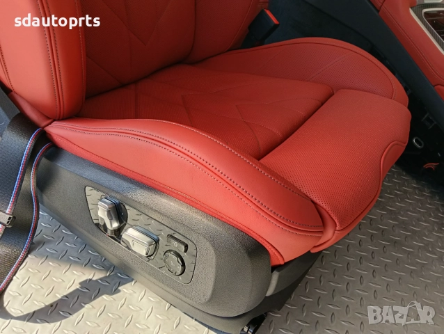 Нов салон седалки BMW XM X8 G09 Individual Leder Sakhir Orange Carbon, снимка 5 - Части - 52087660