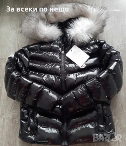 Moncler Дамско Лачено Зимно Яке С Естествен Пух На Качулката Монклер - 3 Цвята Код W.S.O.12, снимка 3 - Якета - 52568771
