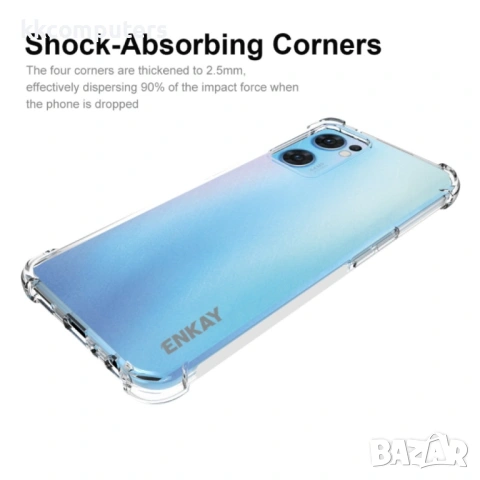 OPPO Reno7 5G ENKAY Силиконов Калъф, снимка 3 - Калъфи, кейсове - 53074450
