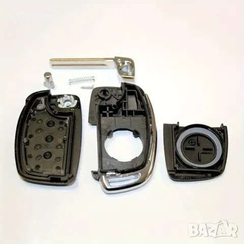     Кутийка за ключ за Hyundai, Santa FE, IX25, IX35, IX45, 3 бутона, изкачащо острие, снимка 5 - Аксесоари и консумативи - 50081176