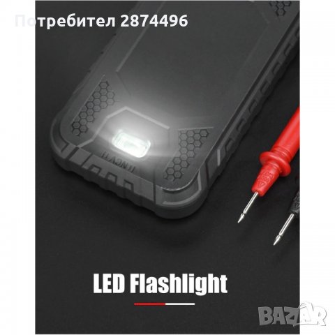 HT112B мултицет за измерване на напрежение, ток и съпротивление, снимка 6 - Други инструменти - 35833085