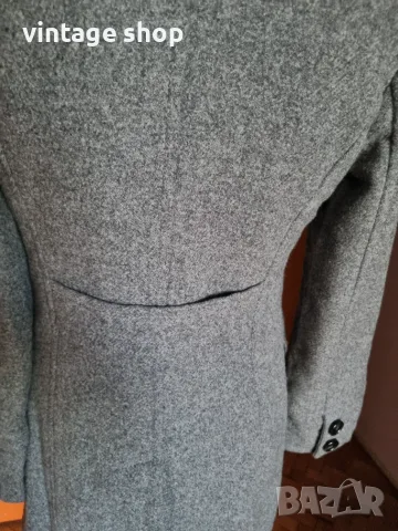 Палто Weekend Max Mara, кройка тип шинел, размер М, снимка 5 - Палта, манта - 56313334