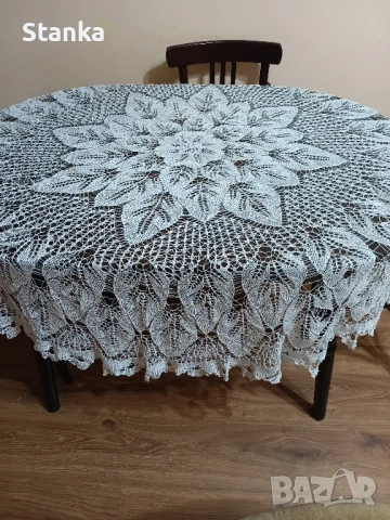 Дантелени покривки - ръчна изработка, снимка 2 - Покривки за маси - 51235807