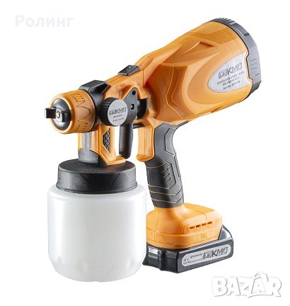 ПИСТОЛЕТ ЗА БОЯ АКУМУЛАТОРЕН Ø2.5MM 0.8L 2AH BK-SGC10 SET/074108