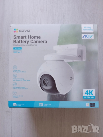 Ezviz CB8 Pro 4K Ultra HD Безжична Батерийна Pan-Tilt 