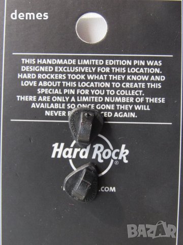 Оригинална метална значка Hard Rock Cafe Москва, Русия,рядка, снимка 7 - Други ценни предмети - 35272266