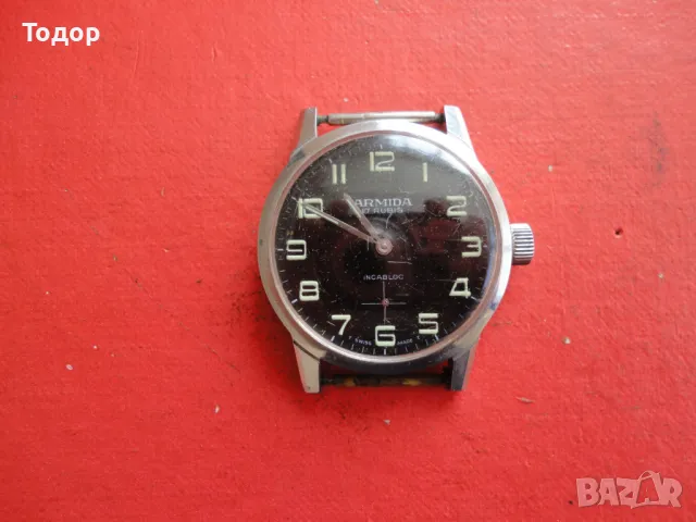 Мъжки швейцарски часовник Armida 17 rubins , снимка 7 - Мъжки - 47406853
