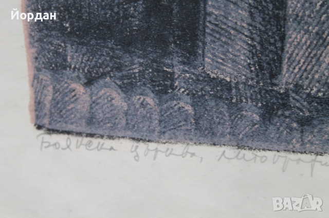 Литография ''Григор Найденов'' , снимка 7 - Картини - 52724245