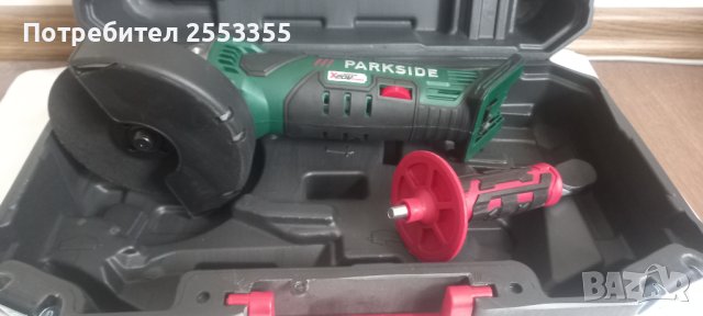 Акумулаторен ъглошлайф parkside, снимка 7 - Други инструменти - 40273299