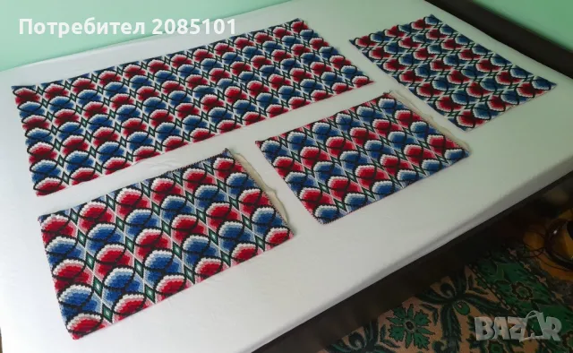 Комплект ковьори и калъфки, снимка 2 - Антикварни и старинни предмети - 48042242