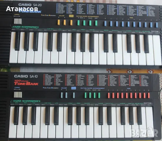 Casio SA-10 и Casio SA-20 Keyboard - синтезатор., снимка 6 - Синтезатори - 47600800