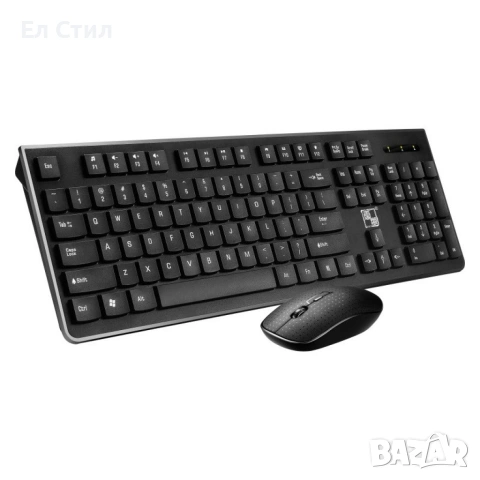Бизнес безжични Wireless клавиатура и оптична мишка, съвместими с Windows KMT3, снимка 2 - Клавиатури и мишки - 53611890