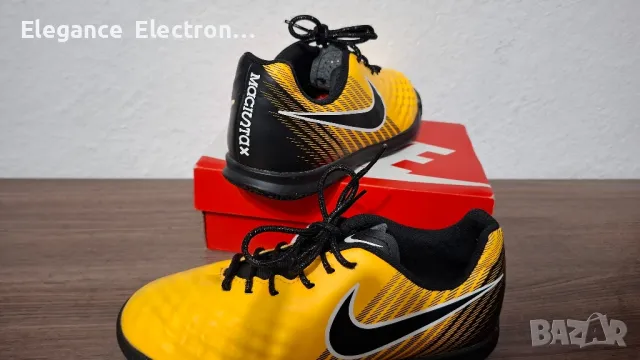 Детски маратонки Nike macistax  No: 33,5 . жълти. 844423-801 , снимка 8 - Детски маратонки - 49362059