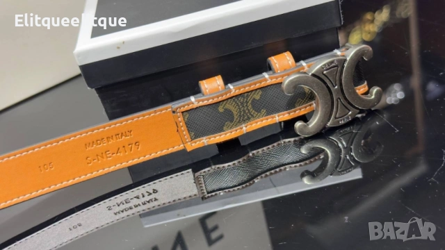 колани от естествена кожа в кутия celine, снимка 5 - Колани - 52237625