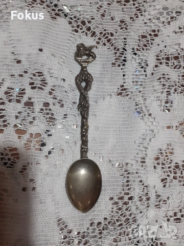 Стара антикварна малка колекционерска лъжичка Италия - N5