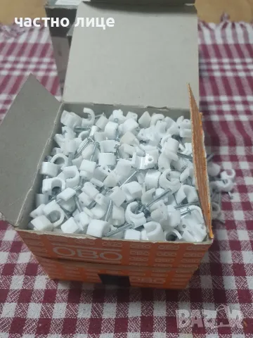 Скоби с пирон за наковаване на кабели, снимка 3 - Други инструменти - 49339307