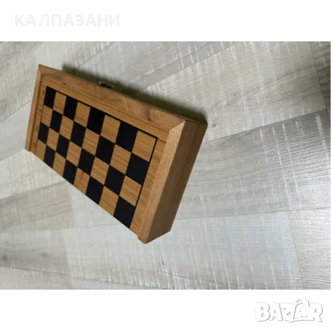 Голям шах и табла в кутия от висококачествено дърво K003, снимка 2 - Игри и пъзели - 50216822