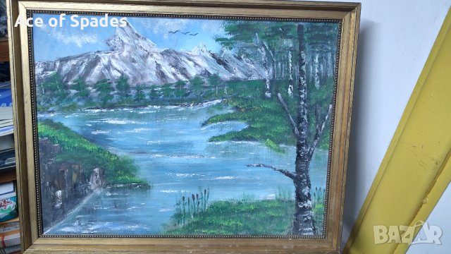 Маслена Картина Edward (Johan-Edvard) Bergh, снимка 3 - Картини - 40683599