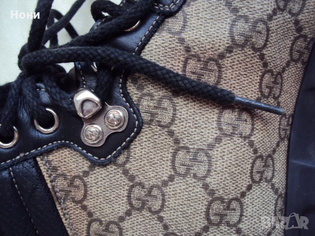 Винтидж  Мъжки оригинални боти Gucci  size 42.5, снимка 5 - Мъжки боти - 34577073