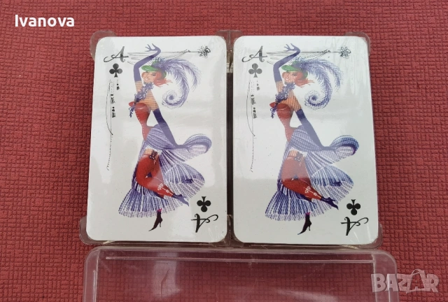 Ретро колекционерски карти за белот, покер и др с момичета