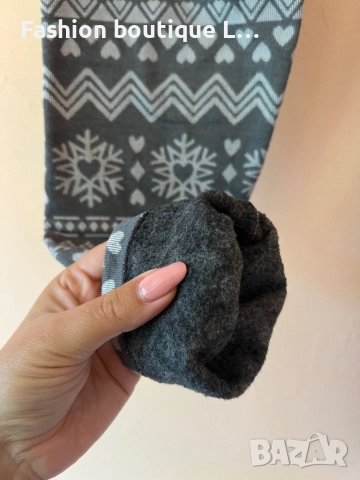Сив мек клин с плюш отвътре М размер 🩶, снимка 6 - Клинове - 51847217
