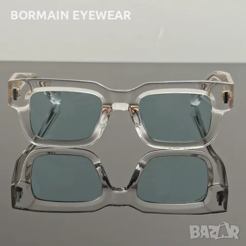 Слънчеви очила BORMAIN ICON нови, UV400, зелени стъкла, прозрачна рамка, снимка 8 - Слънчеви и диоптрични очила - 56211134