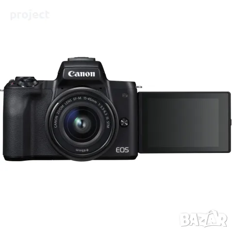 Canon EOS M50 + EF-M 15-45 .Перфектно състояние.Промо цена, снимка 6 - Фотоапарати - 56193627